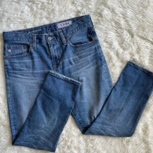 AG Adriano Goldschmied Jeans The Ex-Boyfriend Slouchy Slim Distressed Denim 26